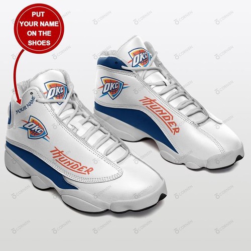Oklahoma City Thunder AJ13 Sneakers Shoes For Men And Women Calebmatthewhans