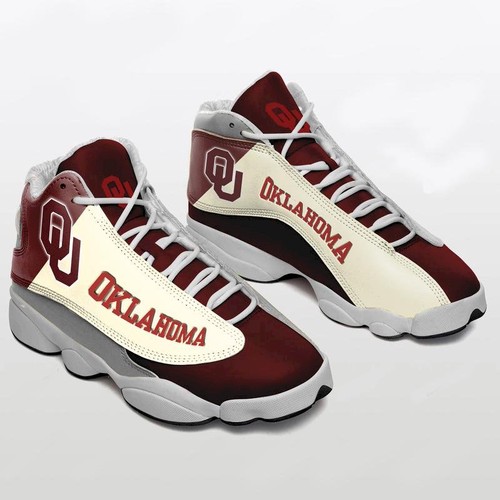 Oklahoma Sooners AJ13 Sneakers Shoes For Men And Women Calebmatthewhans