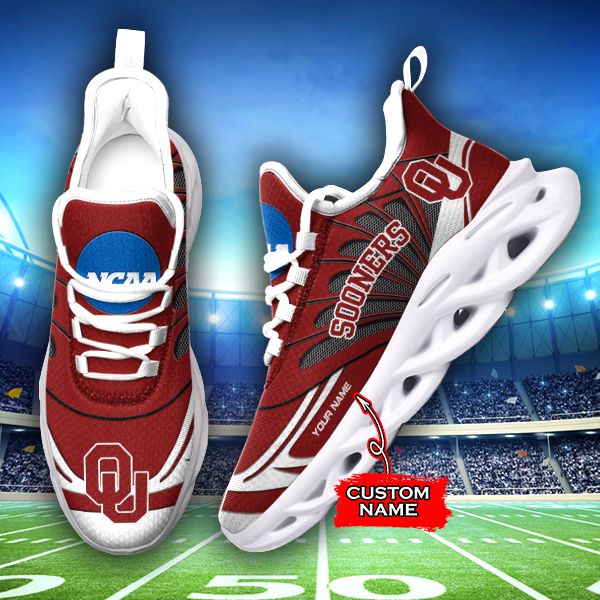 Oklahoma Sooners NCAA Max Soul Shoes Sneakers For Men And Women Calebmatthewhans