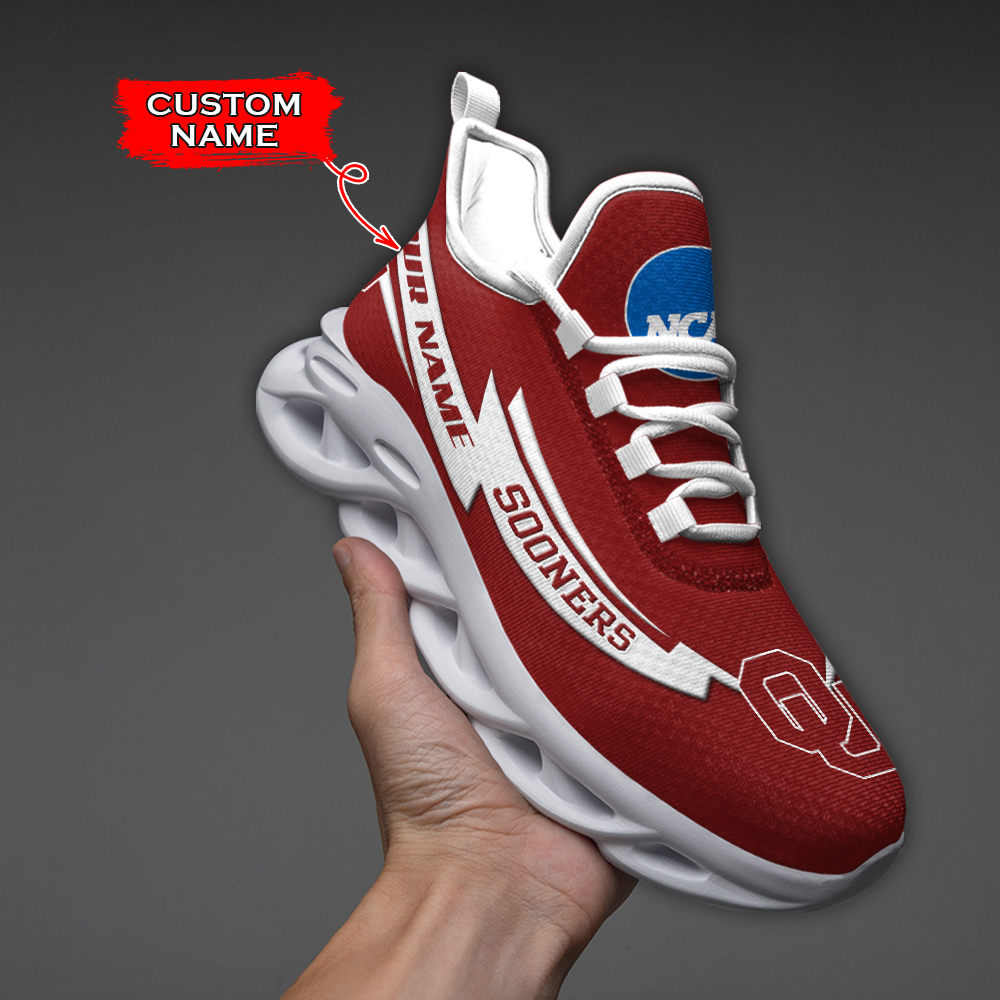 Oklahoma Sooners NCAA Max Soul Shoes Sneakers For Men And Women Calebmatthewhans