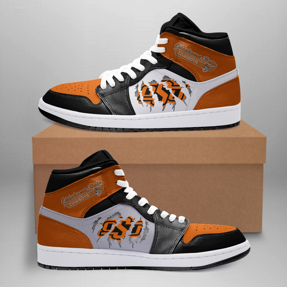 Oklahoma State Cowboys AJ1 High Sneakers Shoes For Men And Women Calebmatthewhans