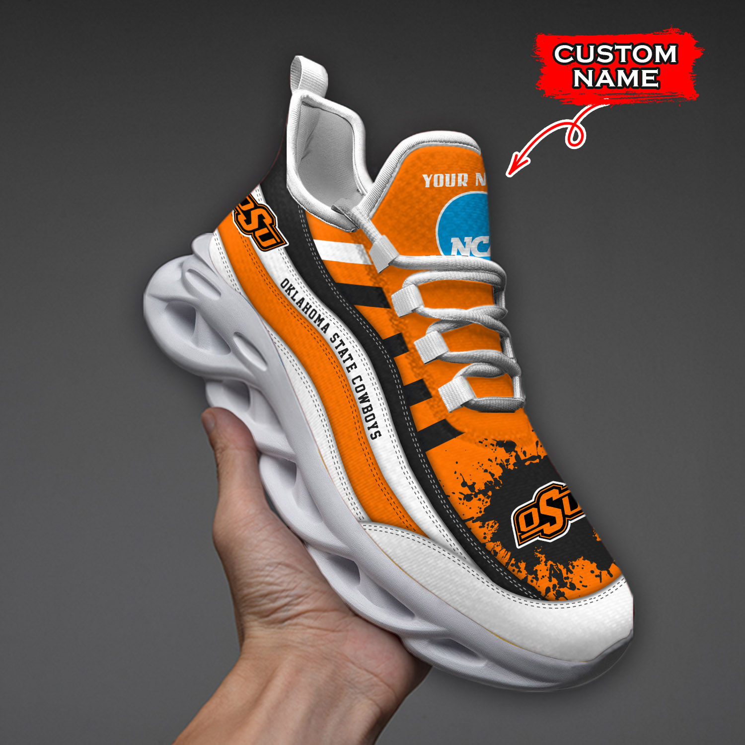 Oklahoma State Cowboys NCAA Max Soul Shoes Sneakers For Men And Women Calebmatthewhans