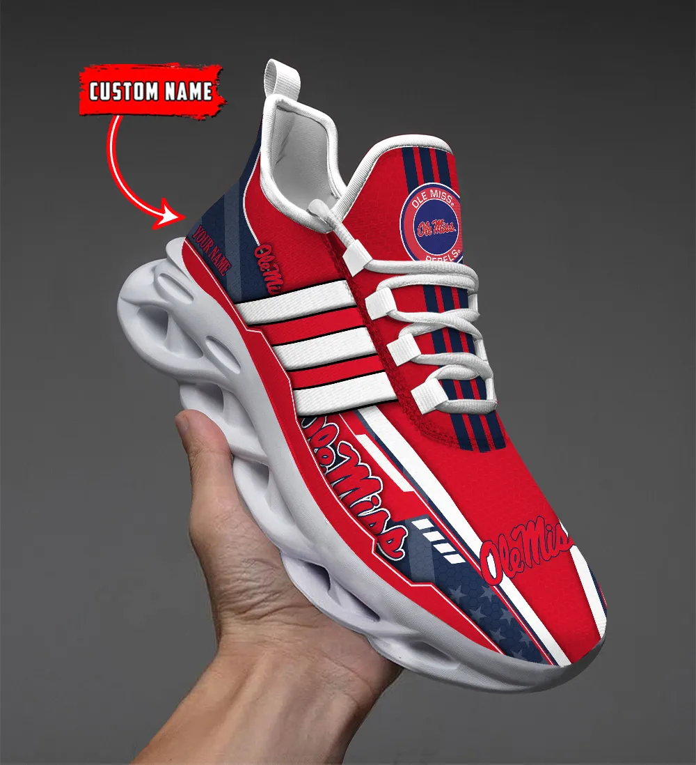 Ole Miss Rebels Max Soul Shoes Sneakers For Men And Women Calebmatthewhans