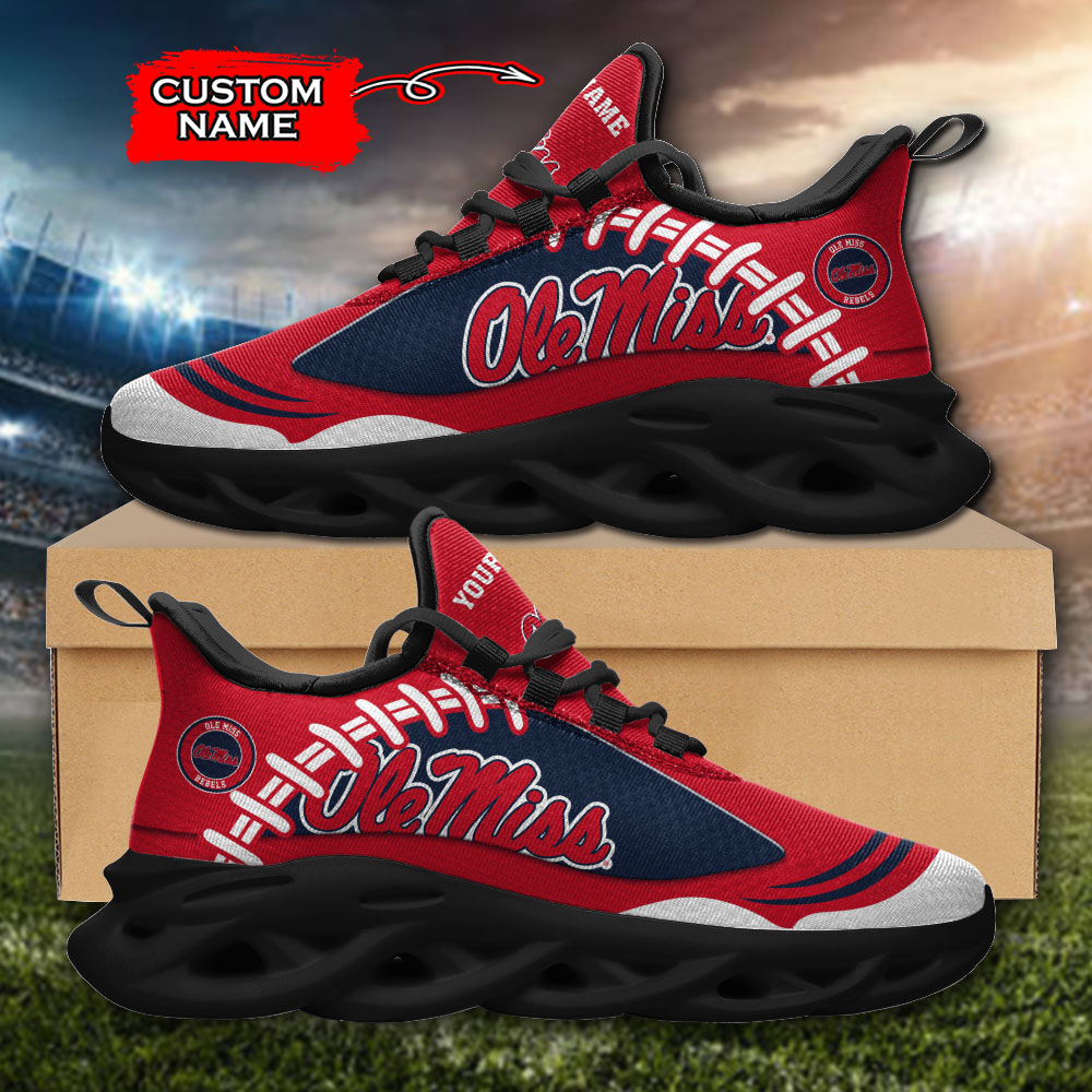 Ole Miss Rebels NCAA Max Soul Shoes Sneakers For Men And Women Calebmatthewhans