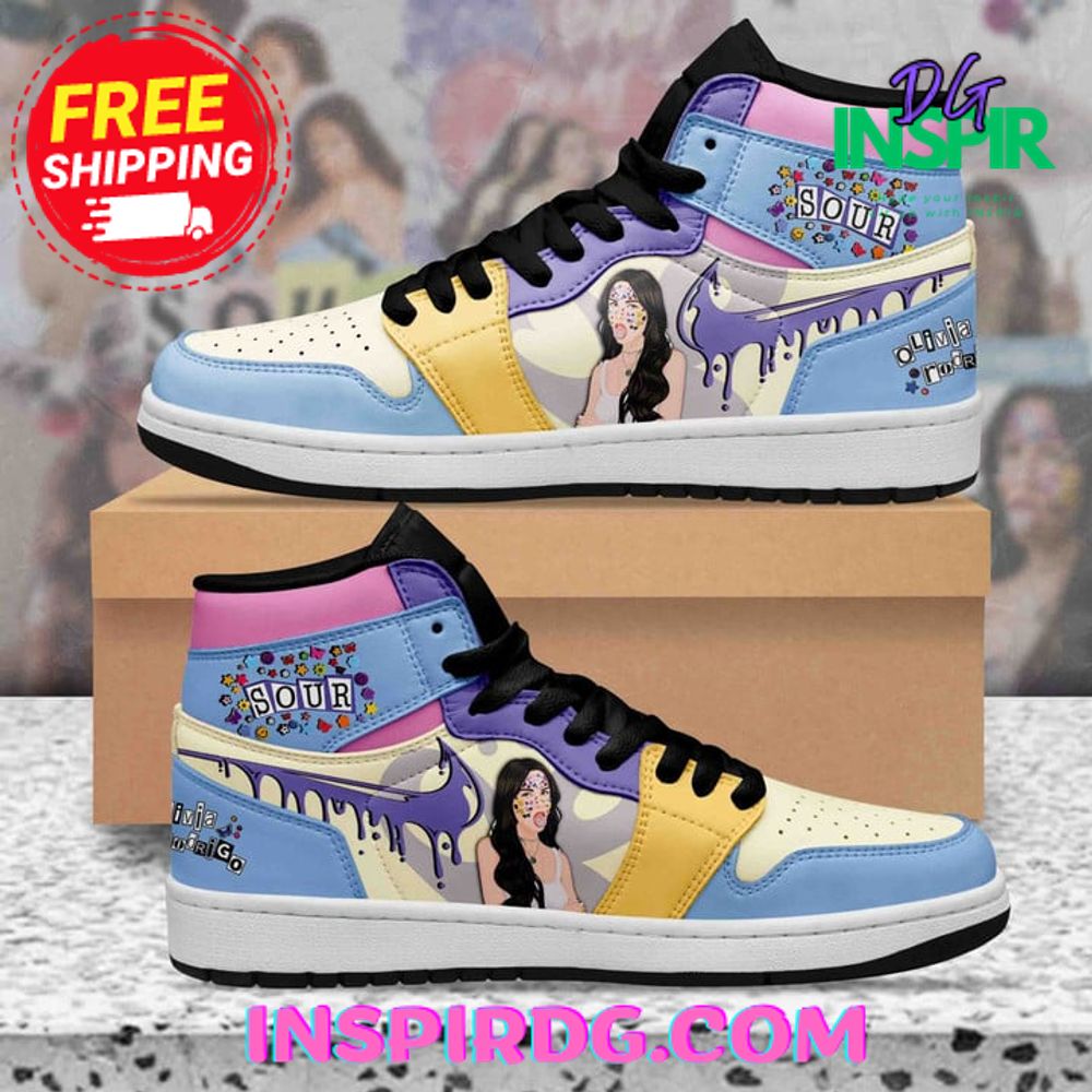 Olivia Rodrigo AJ1 High Sneakers Shoes For Men And Women Calebmatthewhans