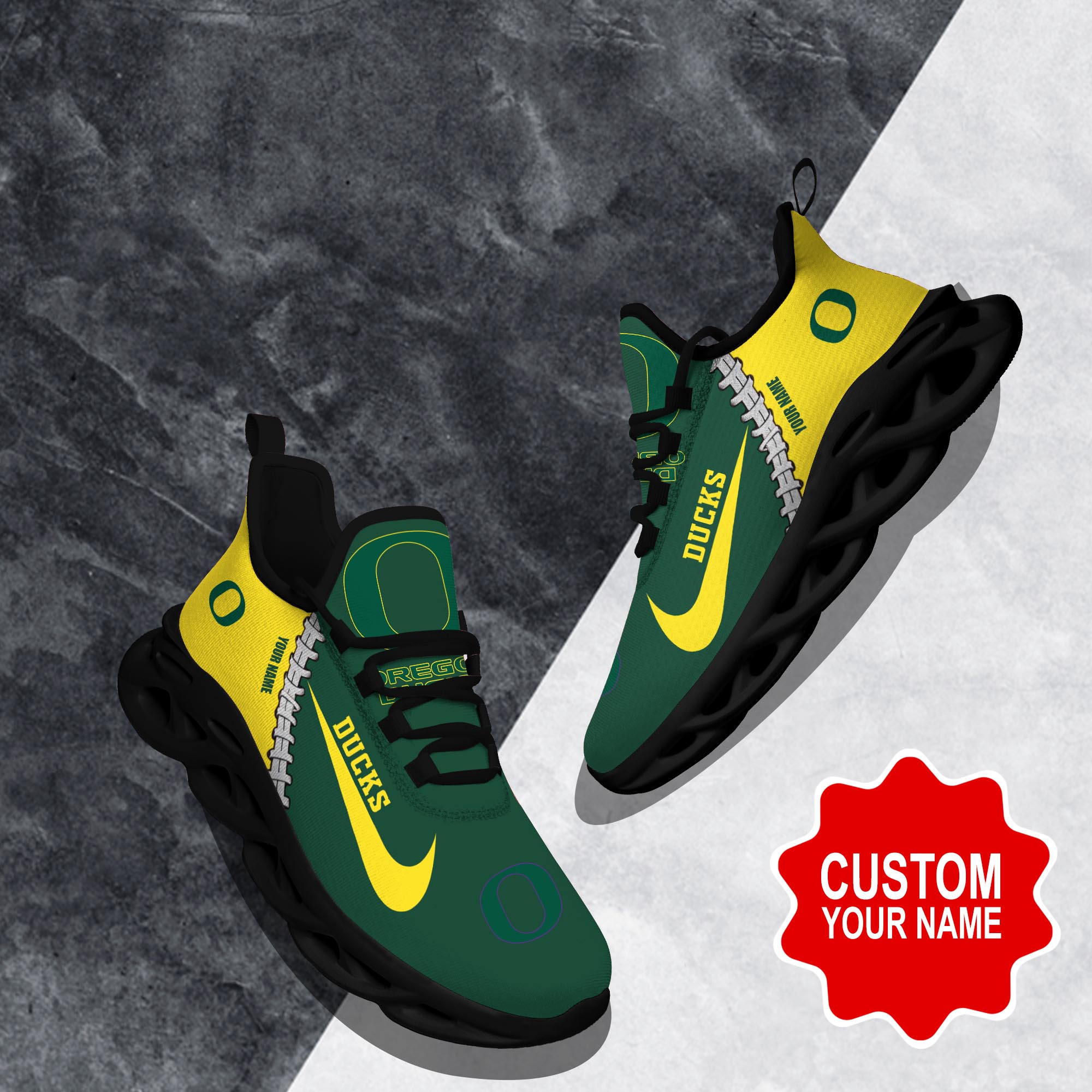 Oregon Ducks Max Soul Shoes Sneakers For Men And Women Calebmatthewhans