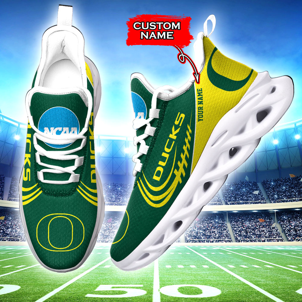 Oregon Ducks NCAA Max Soul Shoes Sneakers For Men And Women Calebmatthewhans
