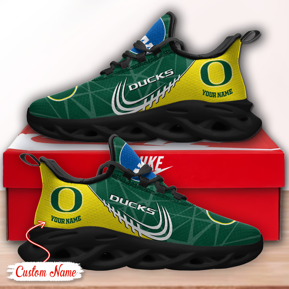 Oregon Ducks NCAA Max Soul Shoes Sneakers For Men And Women Calebmatthewhans