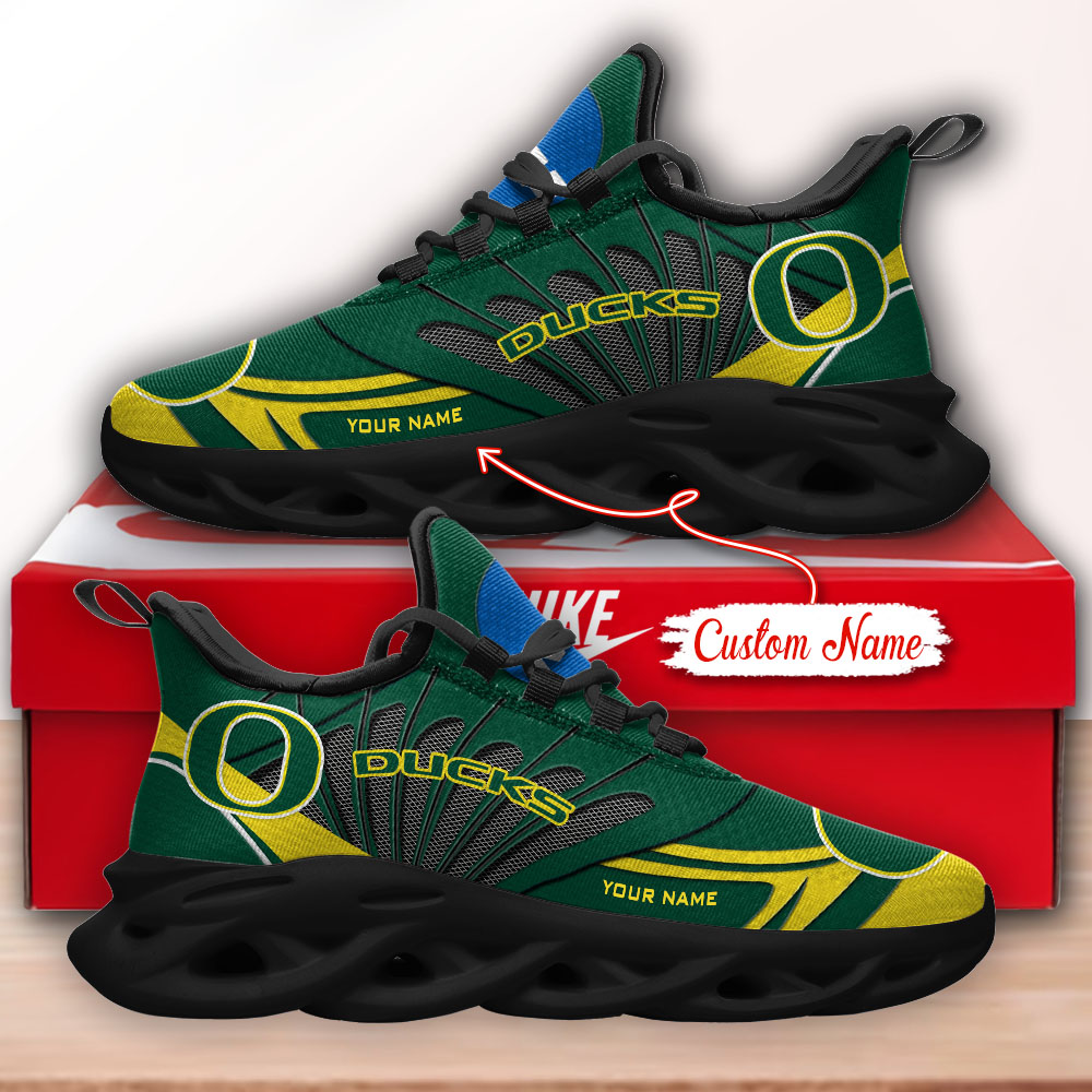 Oregon Ducks NCAA Max Soul Shoes Sneakers For Men And Women Calebmatthewhans