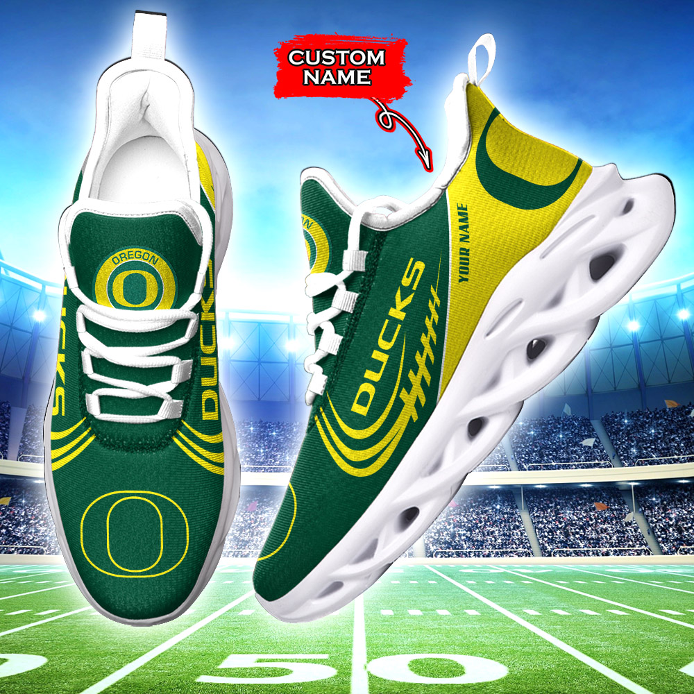 Oregon Ducks NCAA Max Soul Shoes Sneakers For Men And Women Calebmatthewhans