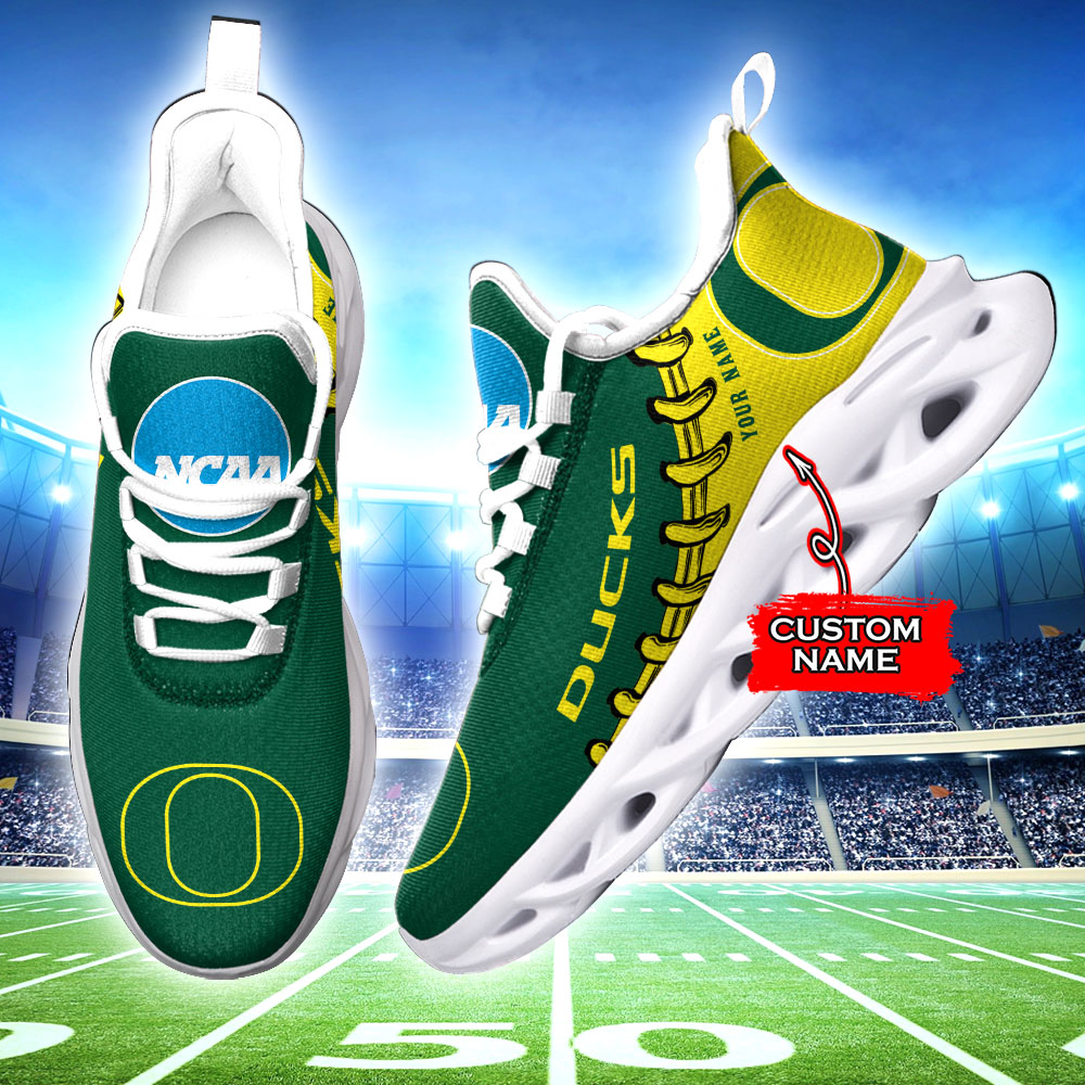 Oregon Ducks NCAA Max Soul Shoes Sneakers For Men And Women Calebmatthewhans