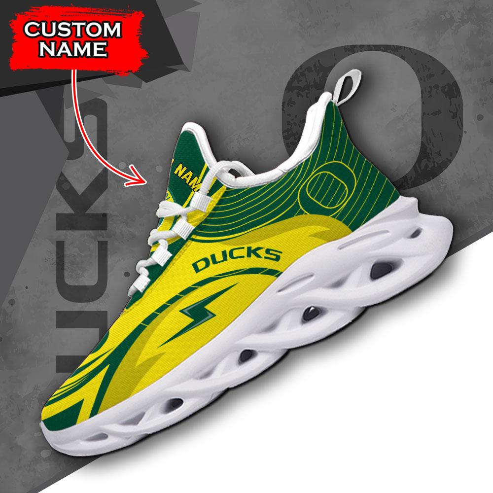 Oregon Ducks NCAA Max Soul Shoes Sneakers For Men And Women Calebmatthewhans