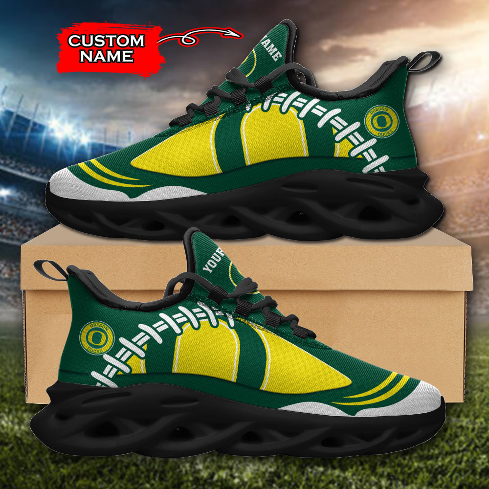 Oregon Ducks NCAA Max Soul Shoes Sneakers For Men And Women Calebmatthewhans