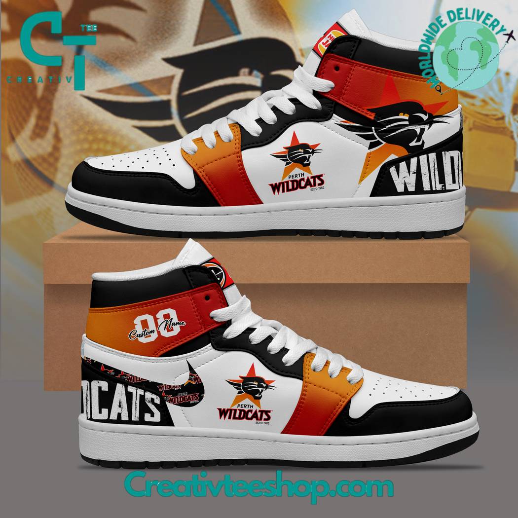 Perth Wildcats AJ1 High Sneakers Shoes For Men And Women Calebmatthewhans