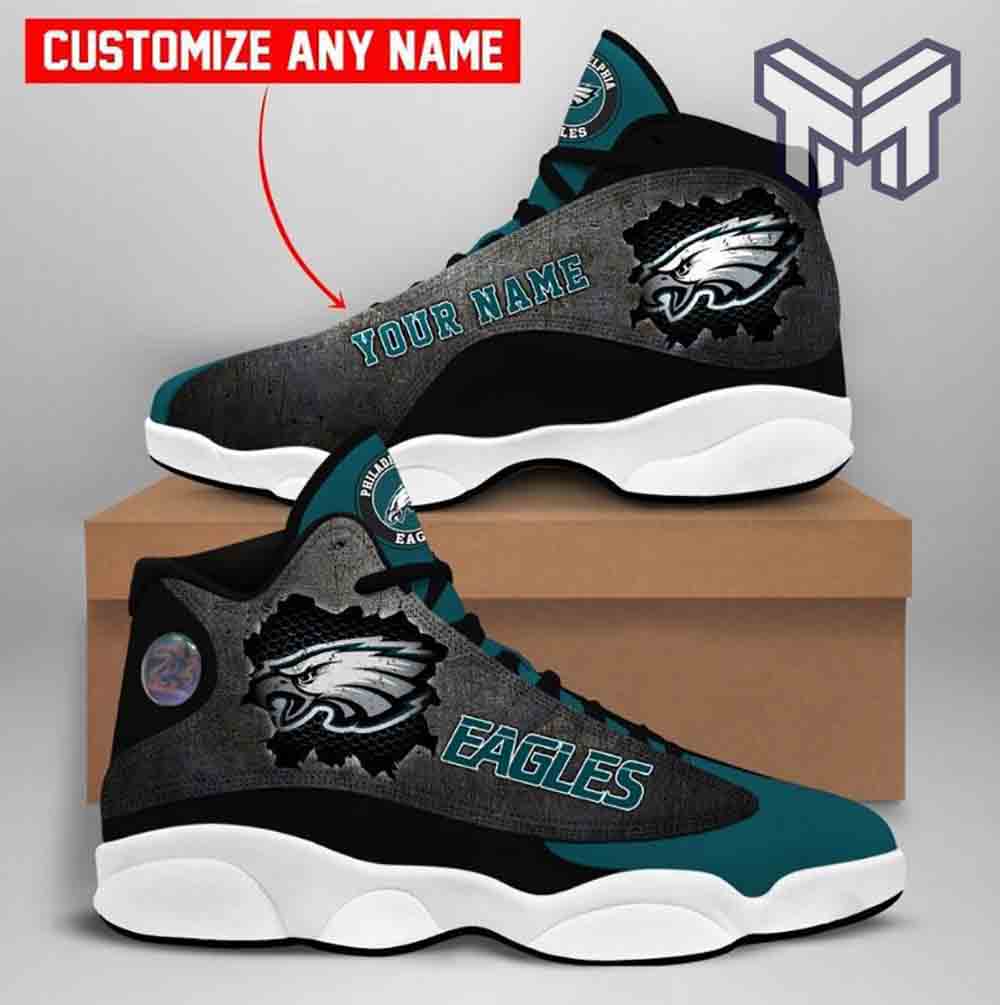 Philadelphia Eagles AJ13 Sneakers Shoes For Men And Women Calebmatthewhans