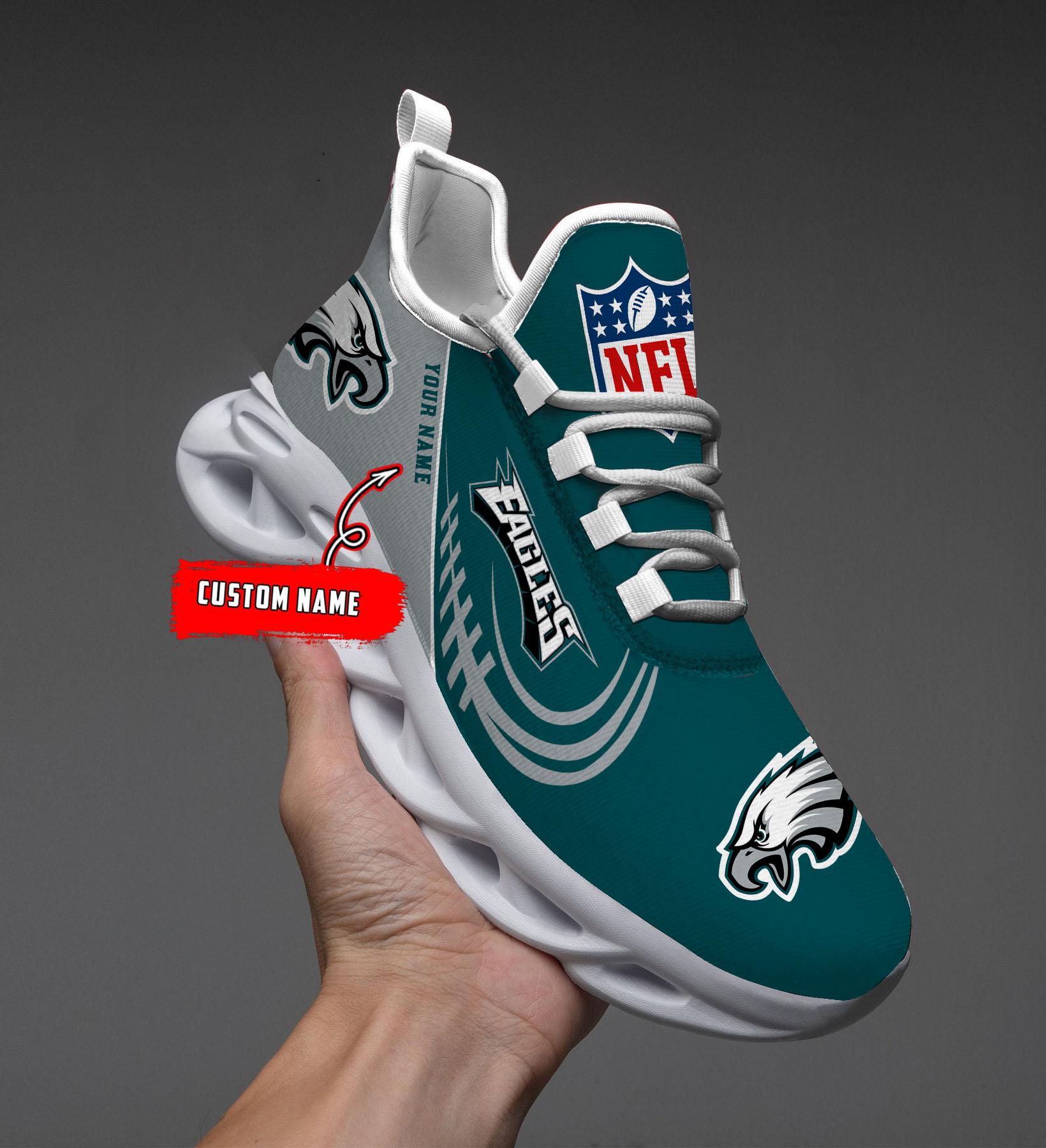 Philadelphia Eagles Max Soul Shoes Sneakers For Men And Women Calebmatthewhans