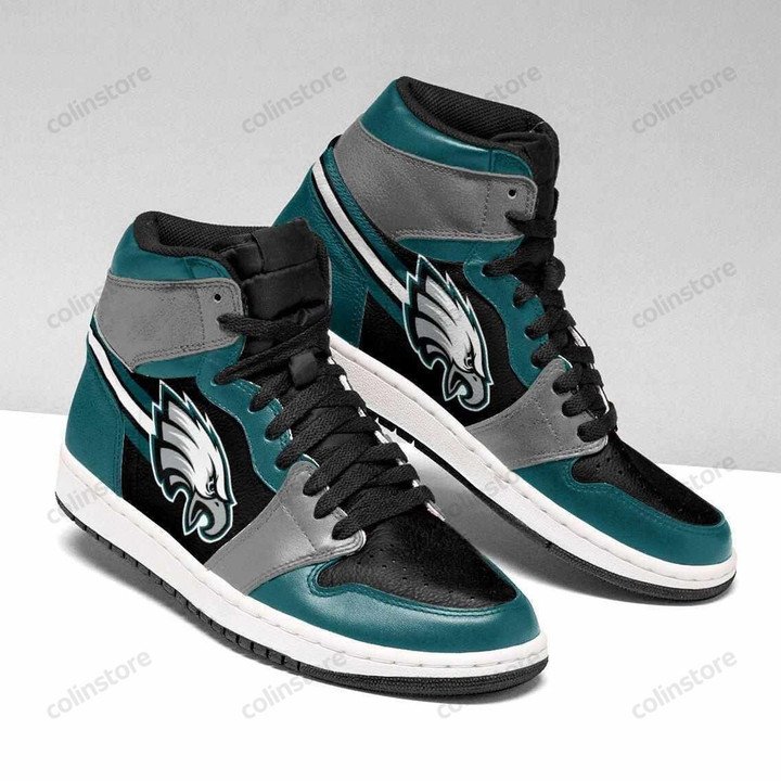 Philadelphia Eagles NFL AJ1 High Sneakers Shoes For Men And Women Calebmatthewhans