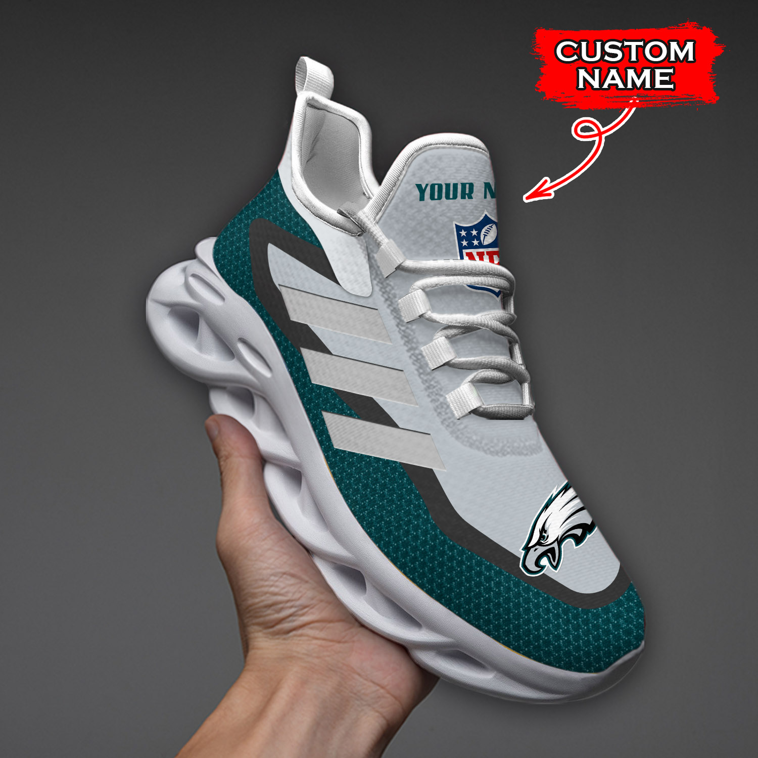 Philadelphia Eagles NFL Max Soul Shoes Sneakers For Men And Women Calebmatthewhans