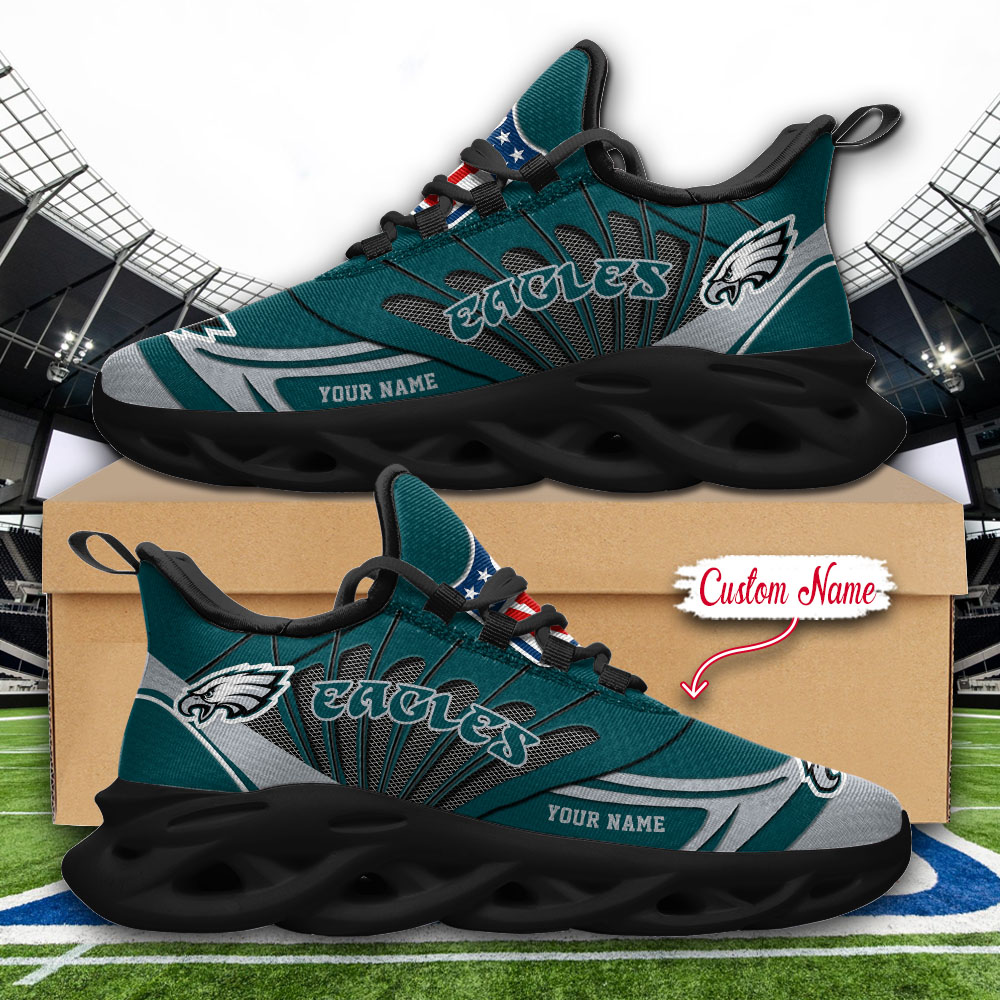 Philadelphia Eagles NFL Max Soul Shoes Sneakers For Men And Women Calebmatthewhans