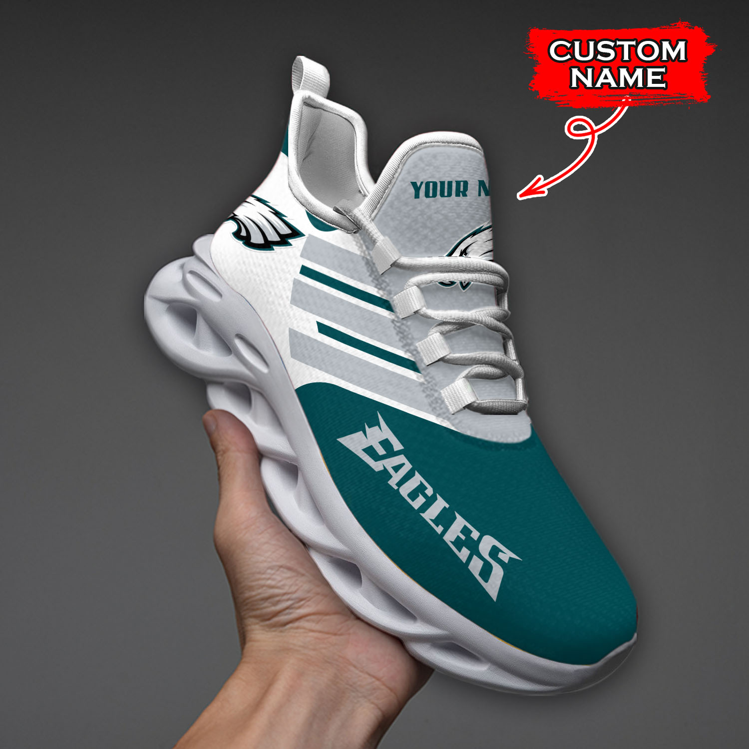 Philadelphia Eagles NFL Max Soul Shoes Sneakers For Men And Women Calebmatthewhans