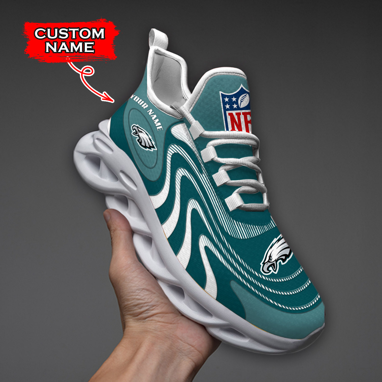 Philadelphia Eagles NFL Max Soul Shoes Sneakers For Men And Women Calebmatthewhans