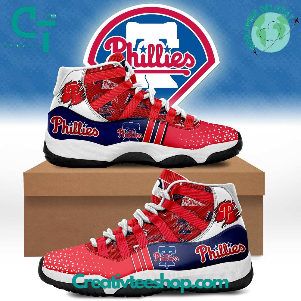 Philadelphia Phillies AJ13 Sneakers Shoes For Men And Women Calebmatthewhans