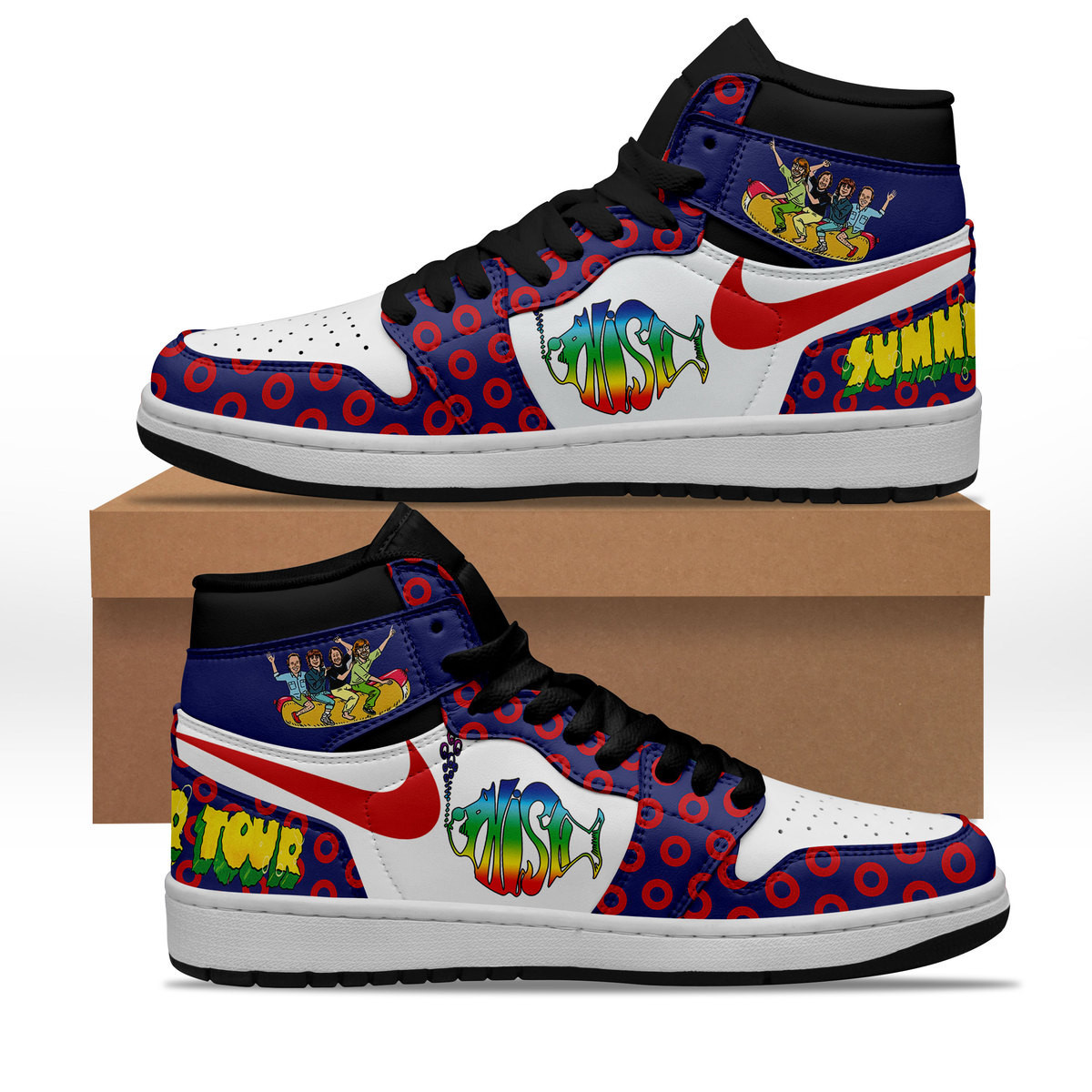 Phish AJ1 High Sneakers Shoes For Men And Women Calebmatthewhans
