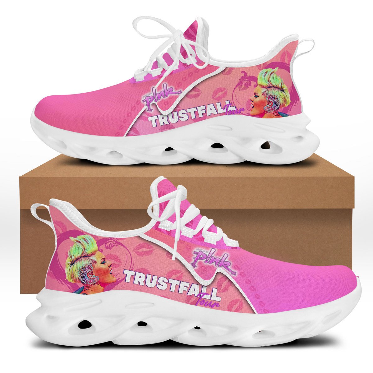 Pink Max Soul Shoes Sneakers For Men And Women Calebmatthewhans