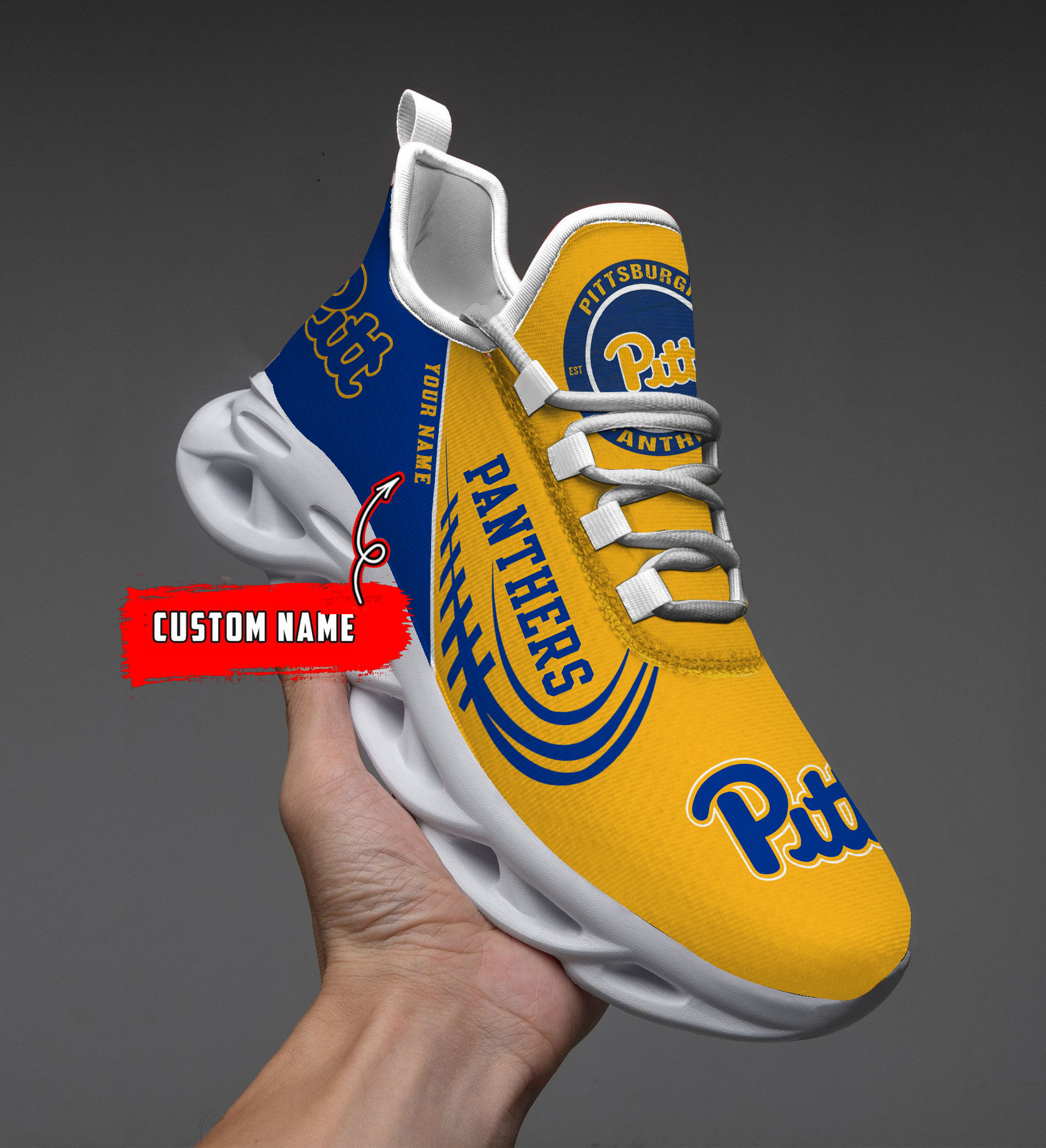 Pittsburgh Panthers NCAA Max Soul Shoes Sneakers For Men And Women Calebmatthewhans