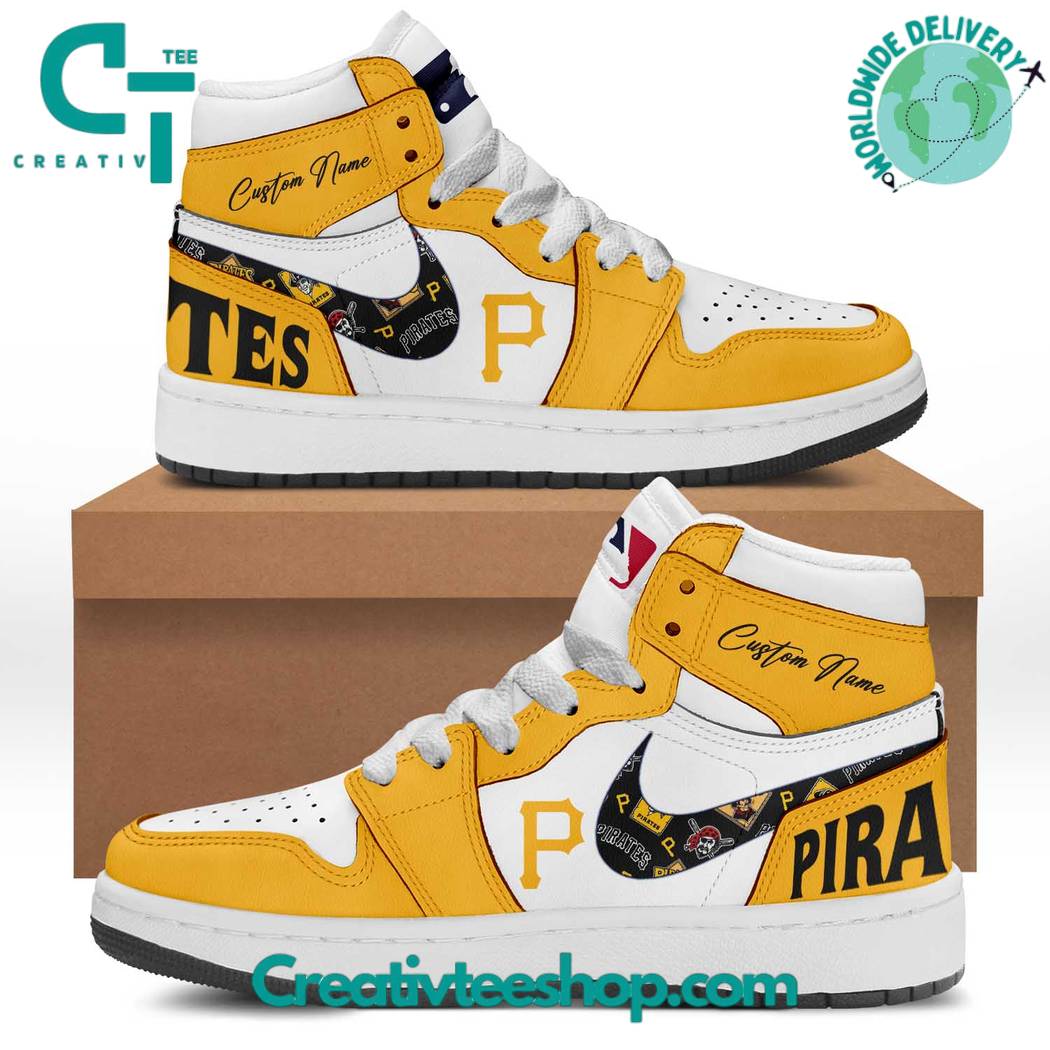 Pittsburgh Pirates AJ1 High Sneakers Shoes For Men And Women Calebmatthewhans