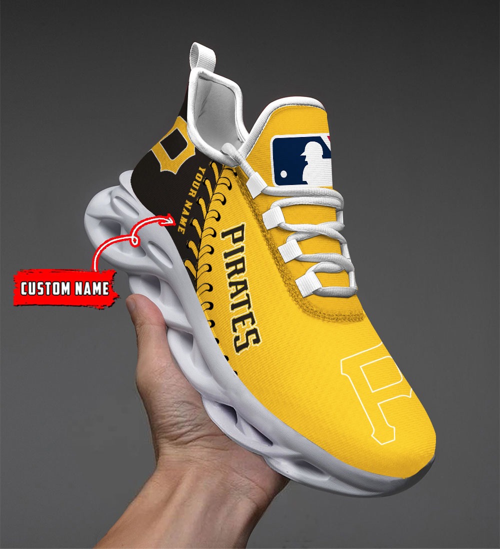 Pittsburgh Pirates MLB Max Soul Shoes Sneakers For Men And Women Calebmatthewhans