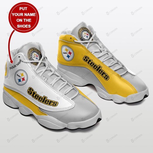 Pittsburgh Steelers AJ13 Sneakers Shoes For Men And Women Calebmatthewhans