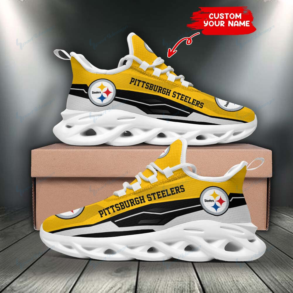 Pittsburgh Steelers Max Soul Shoes Sneakers For Men And Women Calebmatthewhans