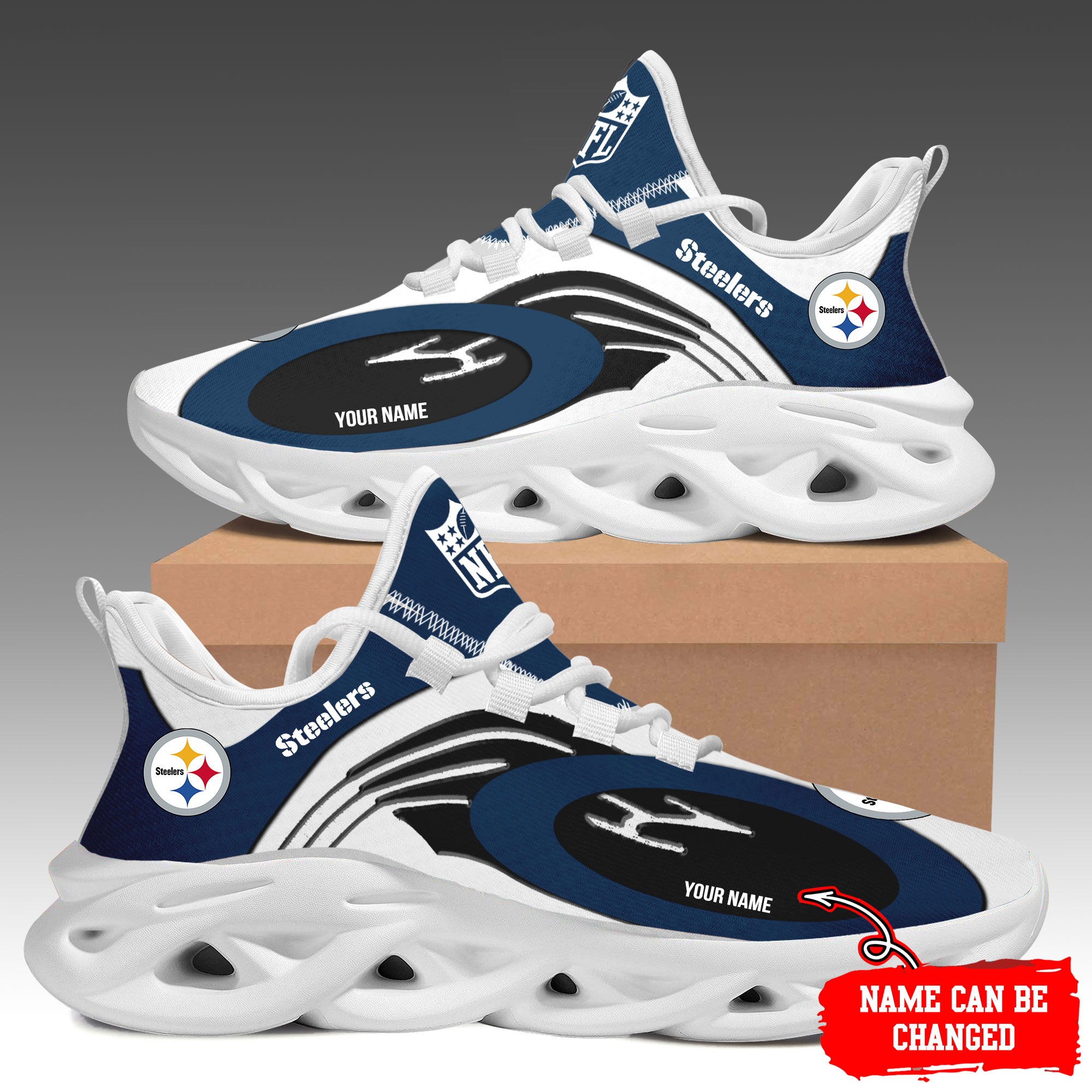 Pittsburgh Steelers Max Soul Shoes Sneakers For Men And Women Calebmatthewhans