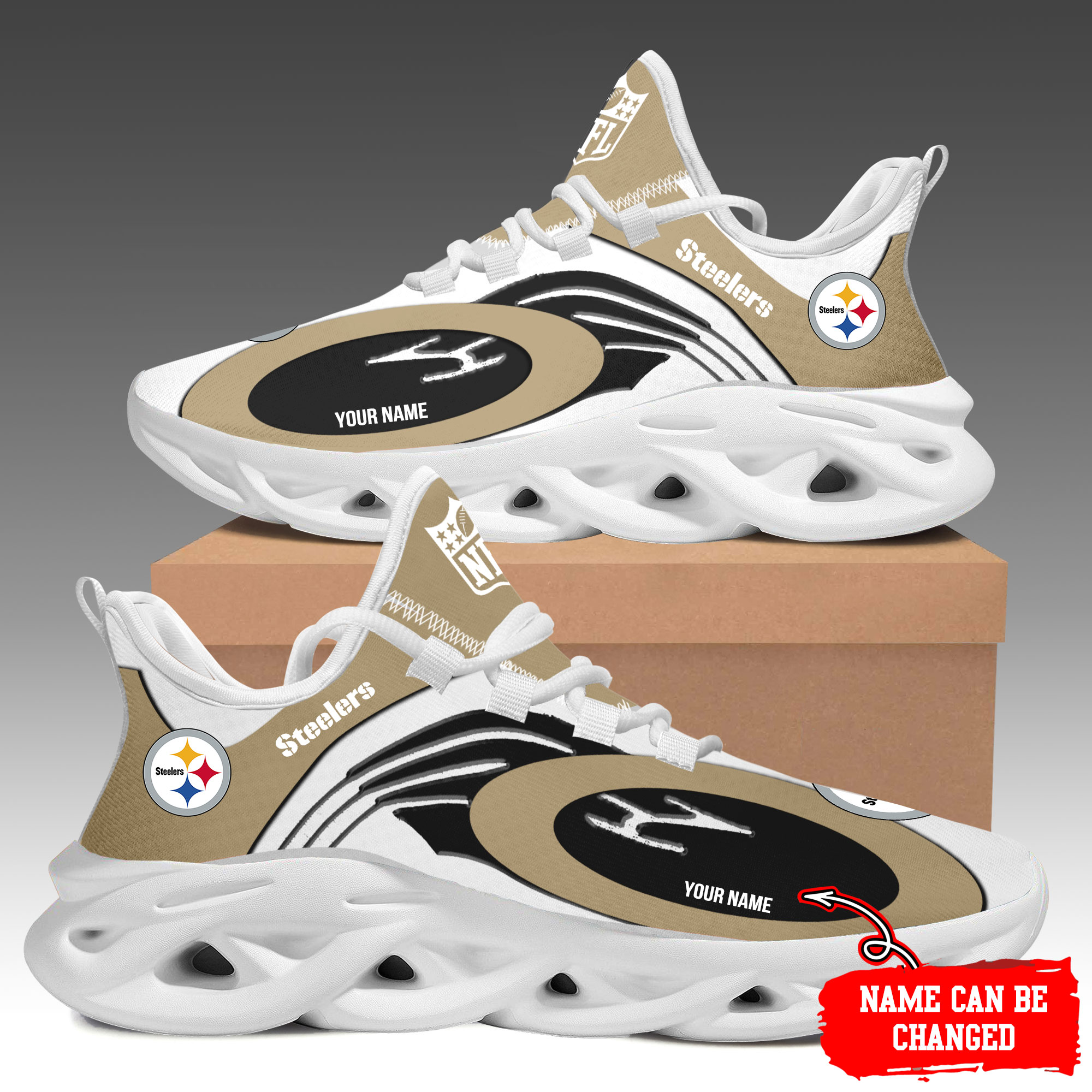 Pittsburgh Steelers Max Soul Shoes Sneakers For Men And Women Calebmatthewhans