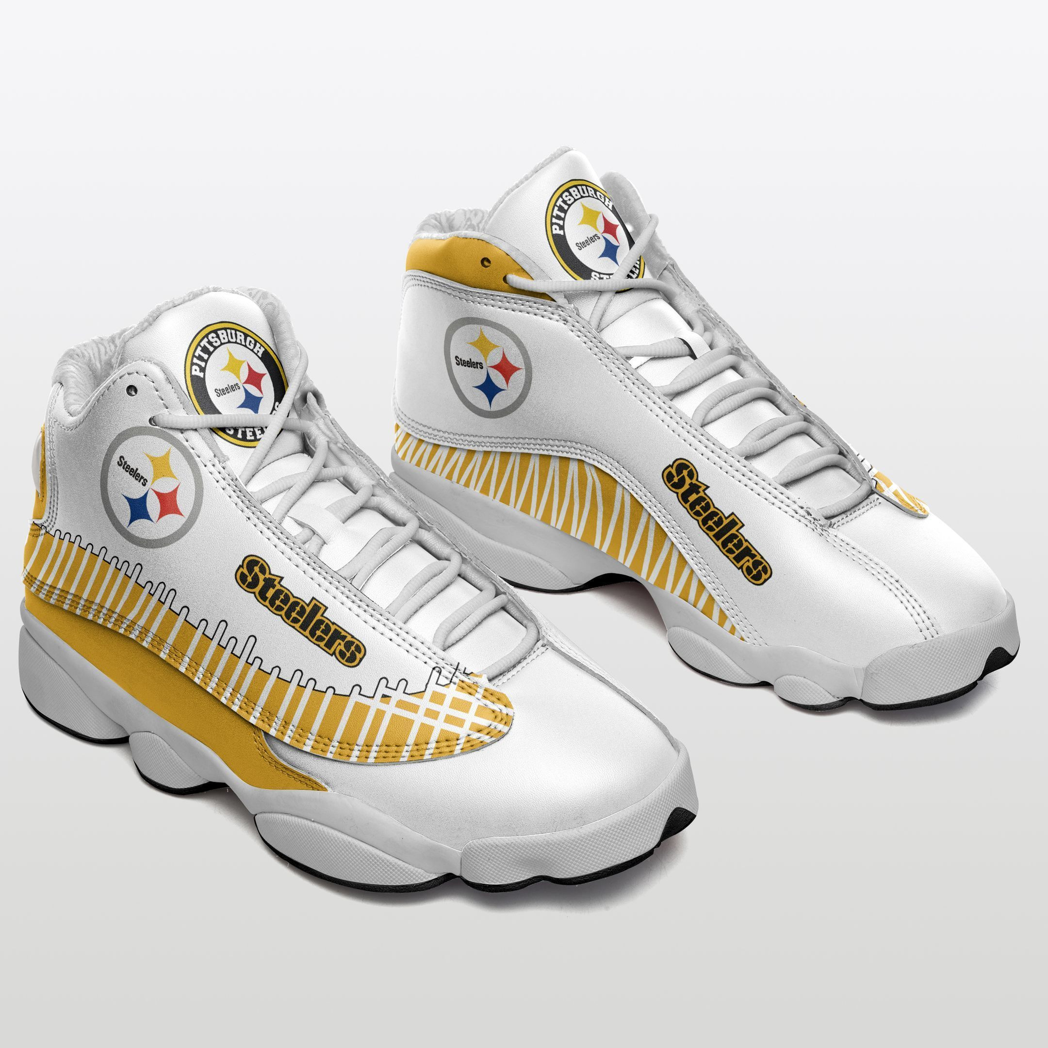 Pittsburgh Steelers NFL AJ13 Sneakers Shoes For Men And Women Calebmatthewhans