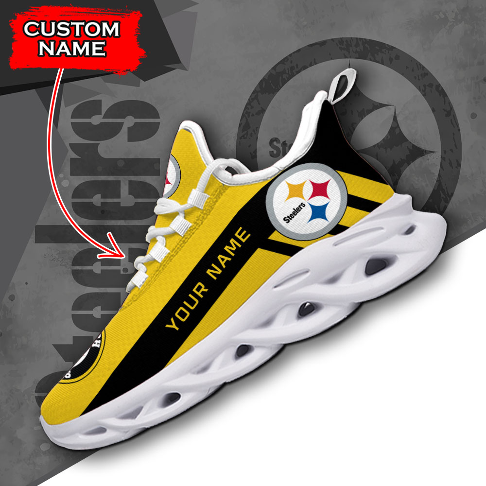 Pittsburgh Steelers NFL Max Soul Shoes Sneakers For Men And Women Calebmatthewhans