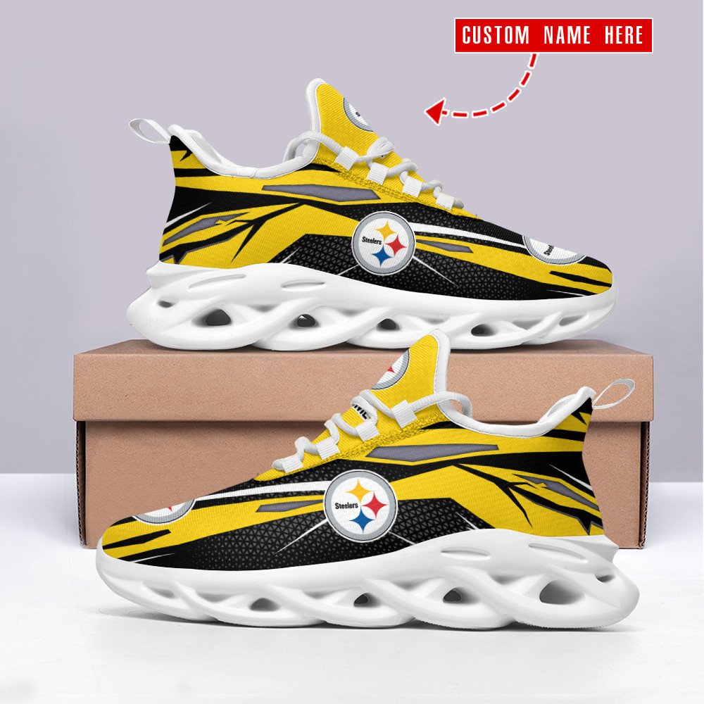 Pittsburgh Steelers NFL Max Soul Shoes Sneakers For Men And Women Calebmatthewhans