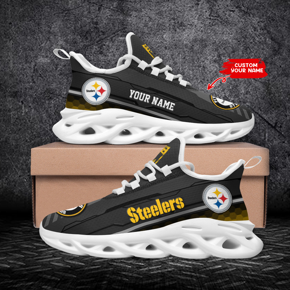 Pittsburgh Steelers NFL Max Soul Shoes Sneakers For Men And Women Calebmatthewhans