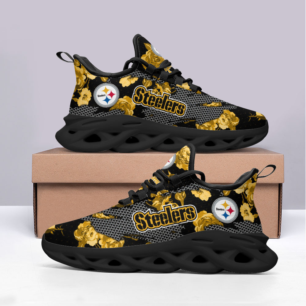 Pittsburgh Steelers NFL Max Soul Shoes Sneakers For Men And Women Calebmatthewhans