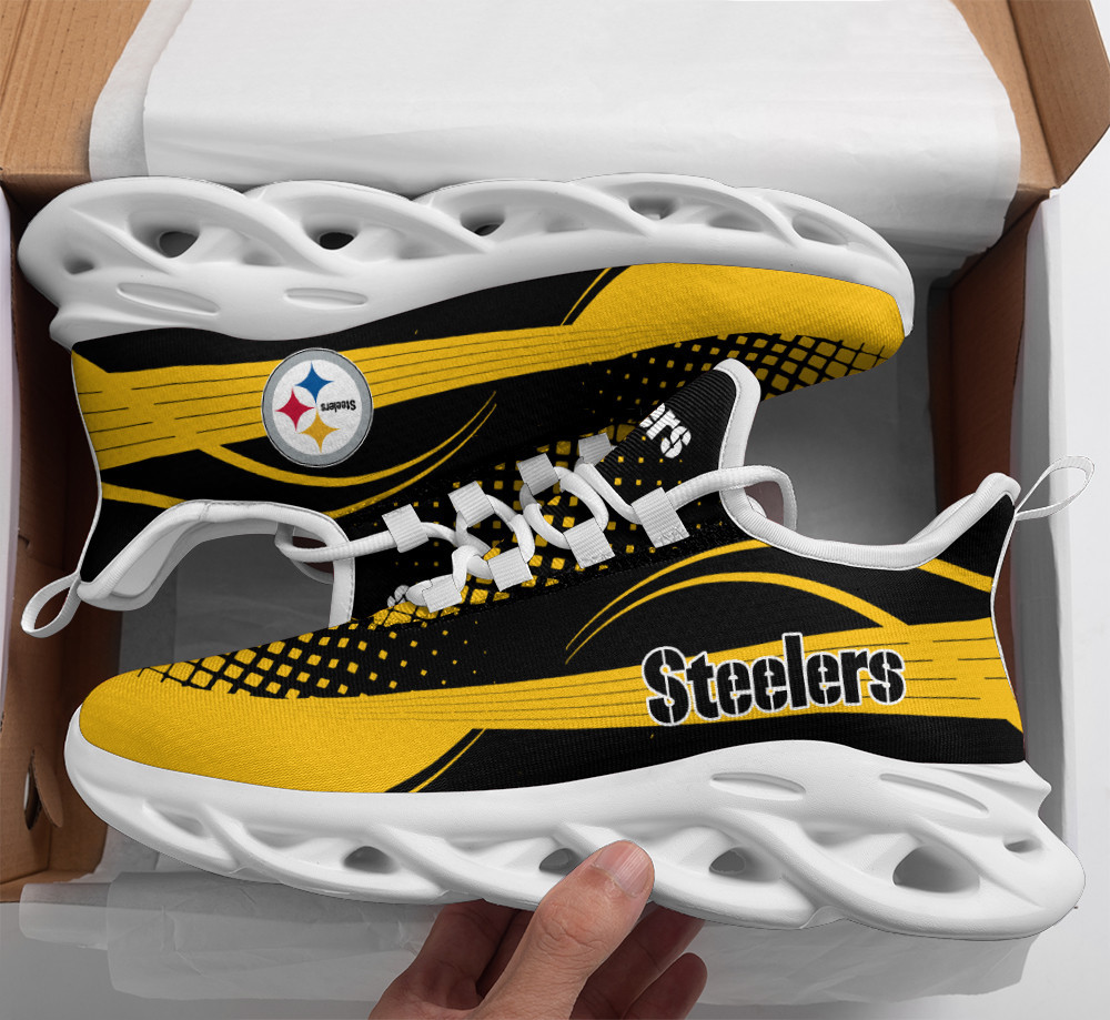Pittsburgh Steelers NFL Max Soul Shoes Sneakers For Men And Women Calebmatthewhans