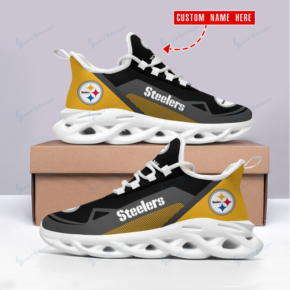 Pittsburgh Steelers NFL Max Soul Shoes Sneakers For Men And Women Calebmatthewhans