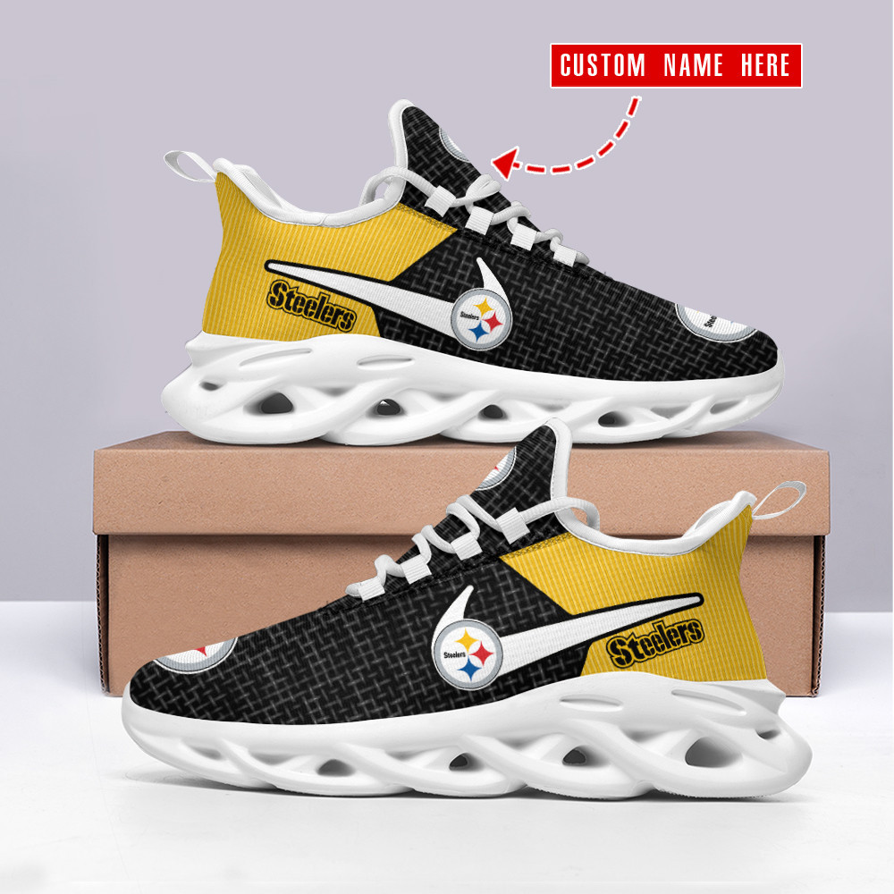 Pittsburgh Steelers NFL Max Soul Shoes Sneakers For Men And Women Calebmatthewhans