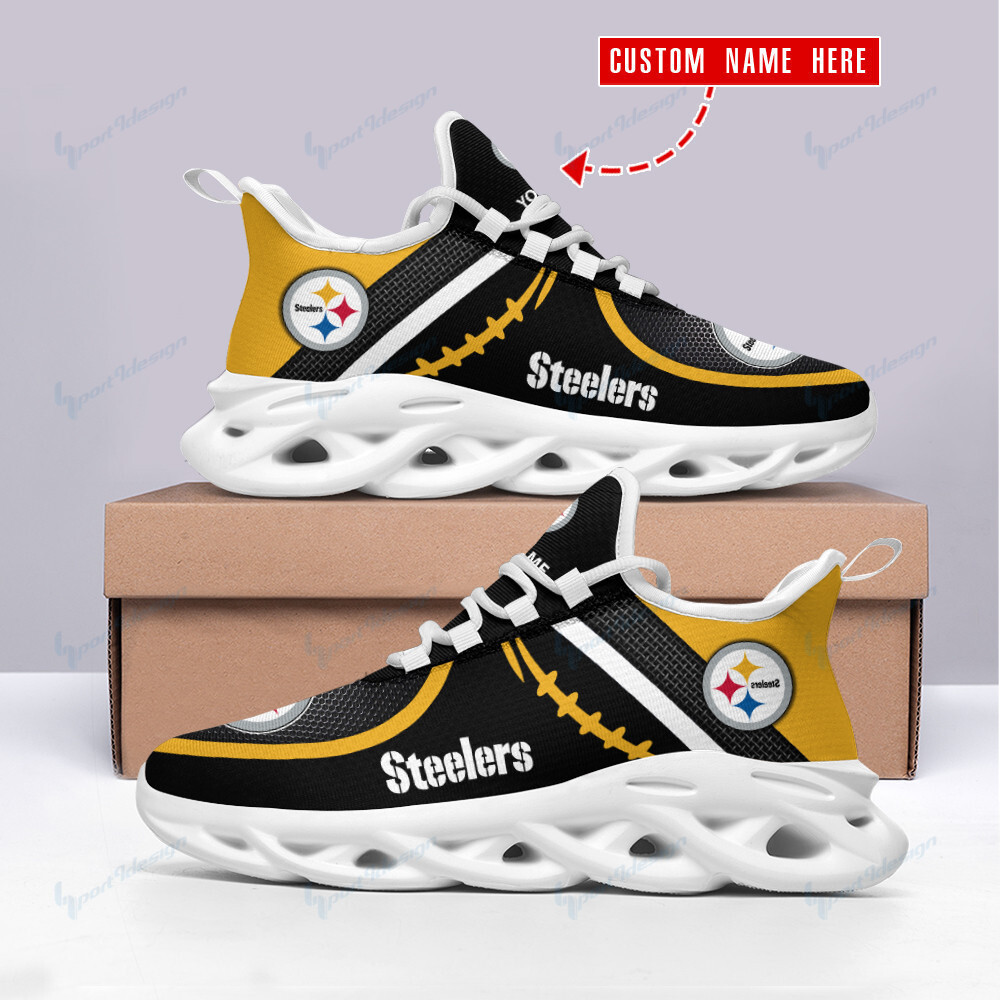Pittsburgh Steelers NFL Max Soul Shoes Sneakers For Men And Women Calebmatthewhans