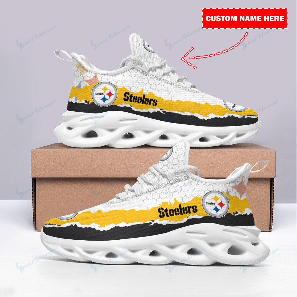 Pittsburgh Steelers NFL Max Soul Shoes Sneakers For Men And Women Calebmatthewhans