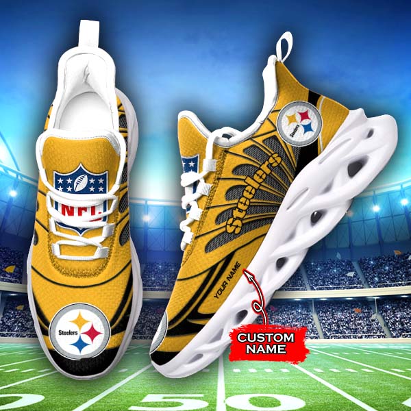 Pittsburgh Steelers NFL Max Soul Shoes Sneakers For Men And Women Calebmatthewhans