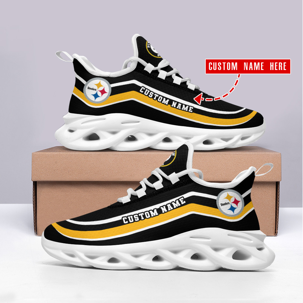 Pittsburgh Steelers NFL Max Soul Shoes Sneakers For Men And Women Calebmatthewhans