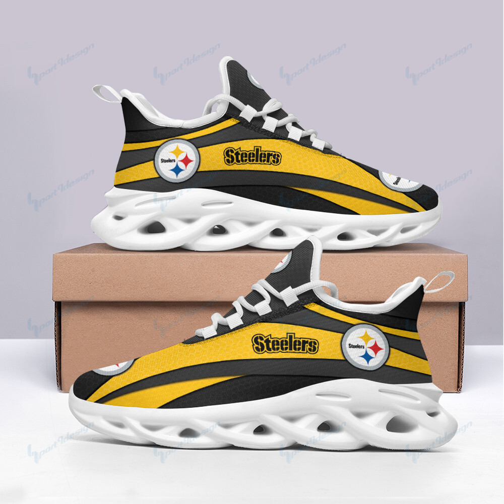 Pittsburgh Steelers NFL Max Soul Shoes Sneakers For Men And Women Calebmatthewhans