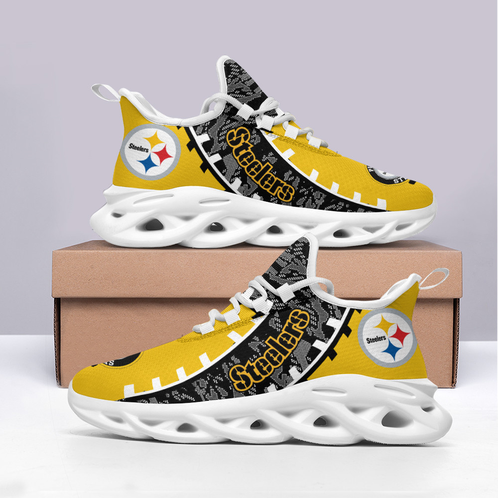 Pittsburgh Steelers NFL Max Soul Shoes Sneakers For Men And Women Calebmatthewhans