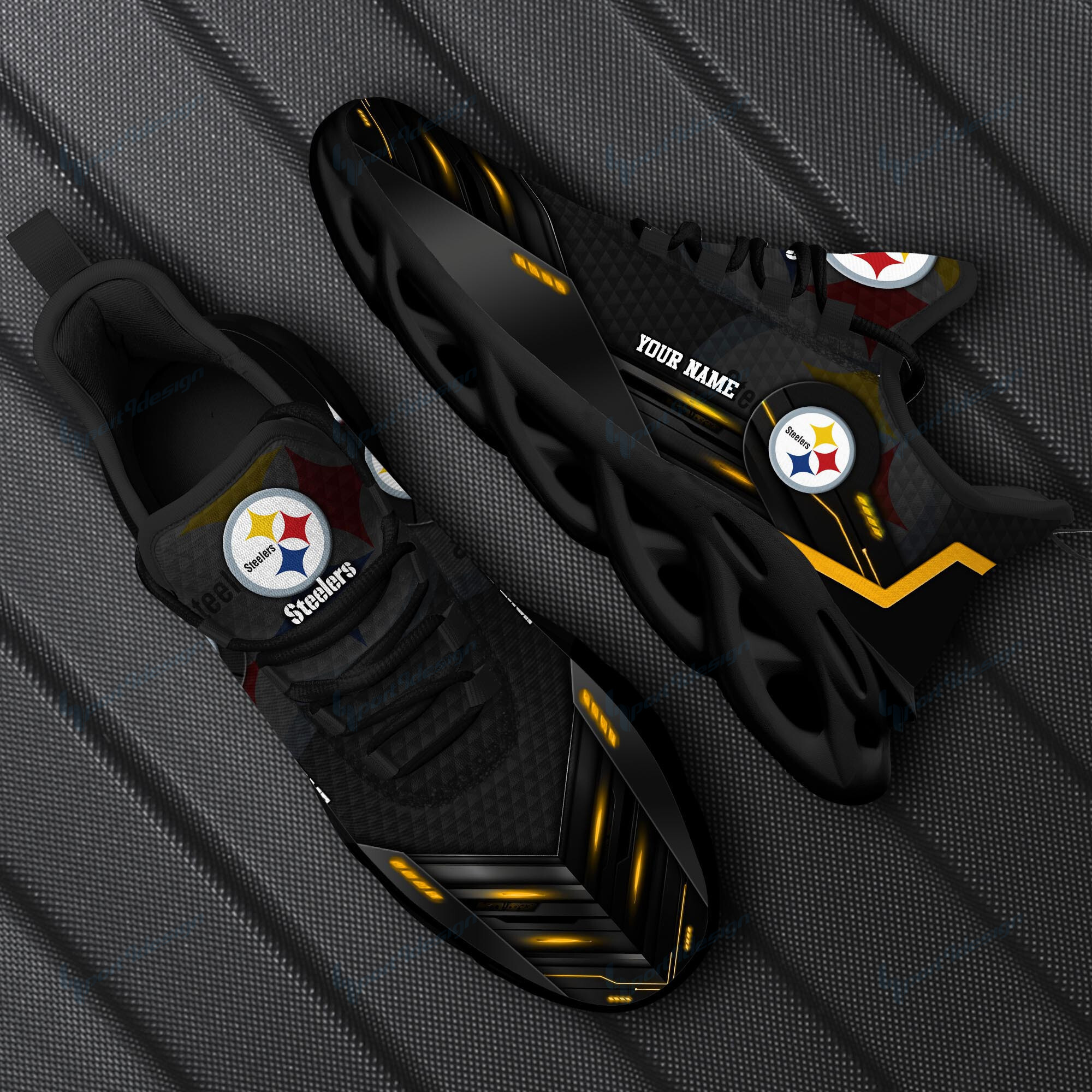 Pittsburgh Steelers NFL Max Soul Shoes Sneakers For Men And Women Calebmatthewhans